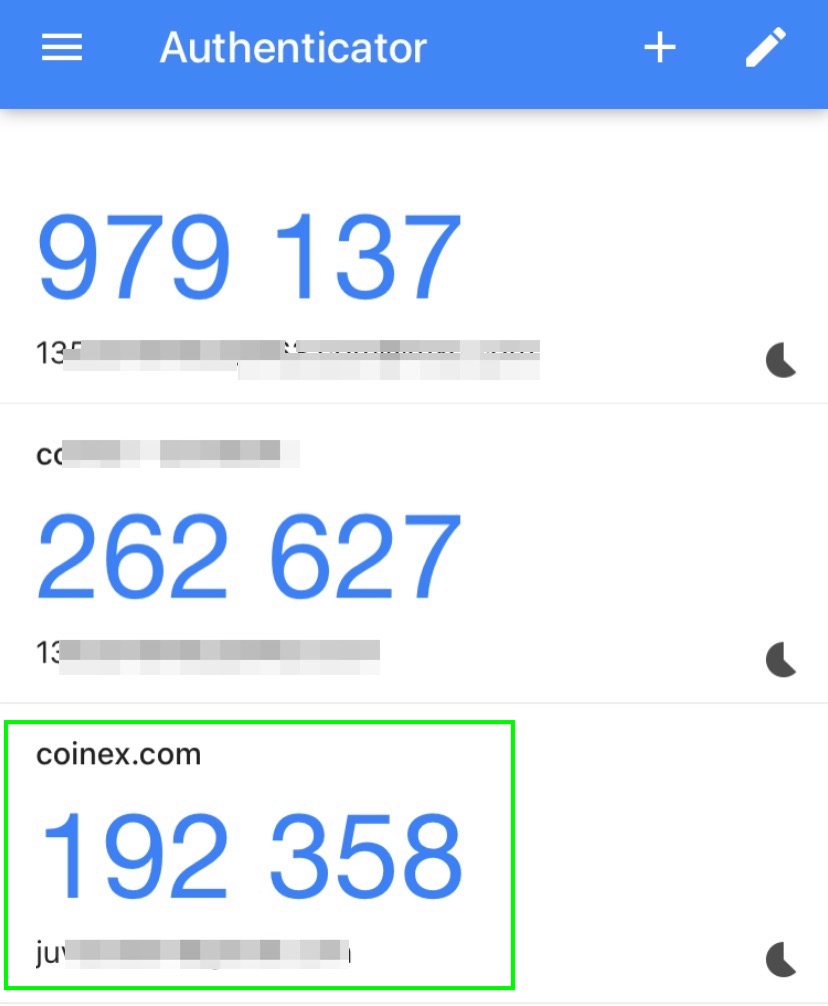 How to bind Google Authenticator in CoinEx