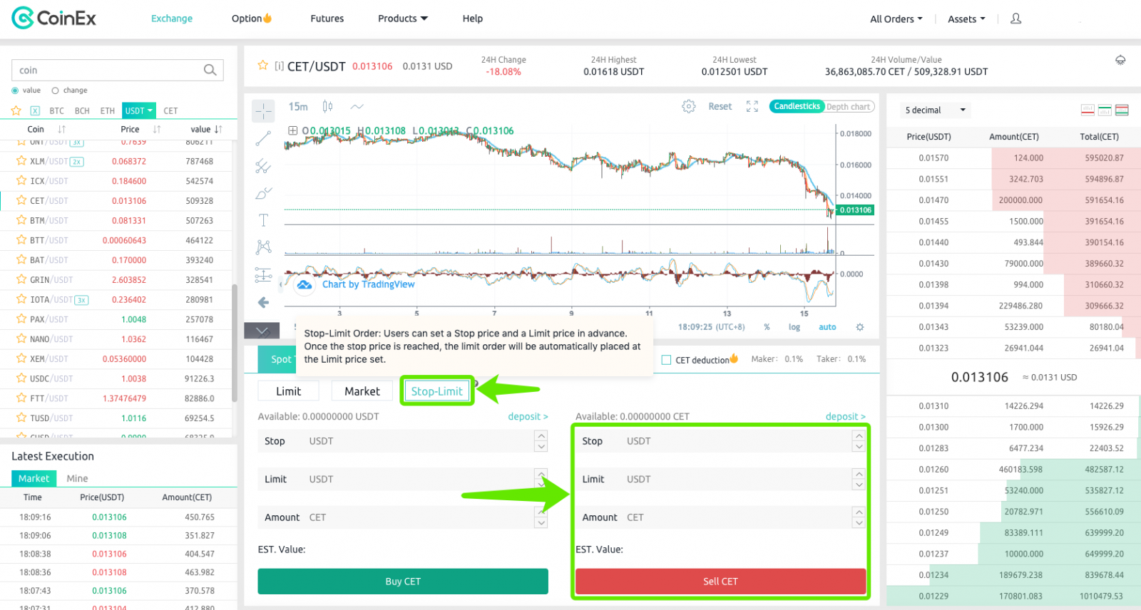 How to Deposit and Trade Crypto at CoinEx