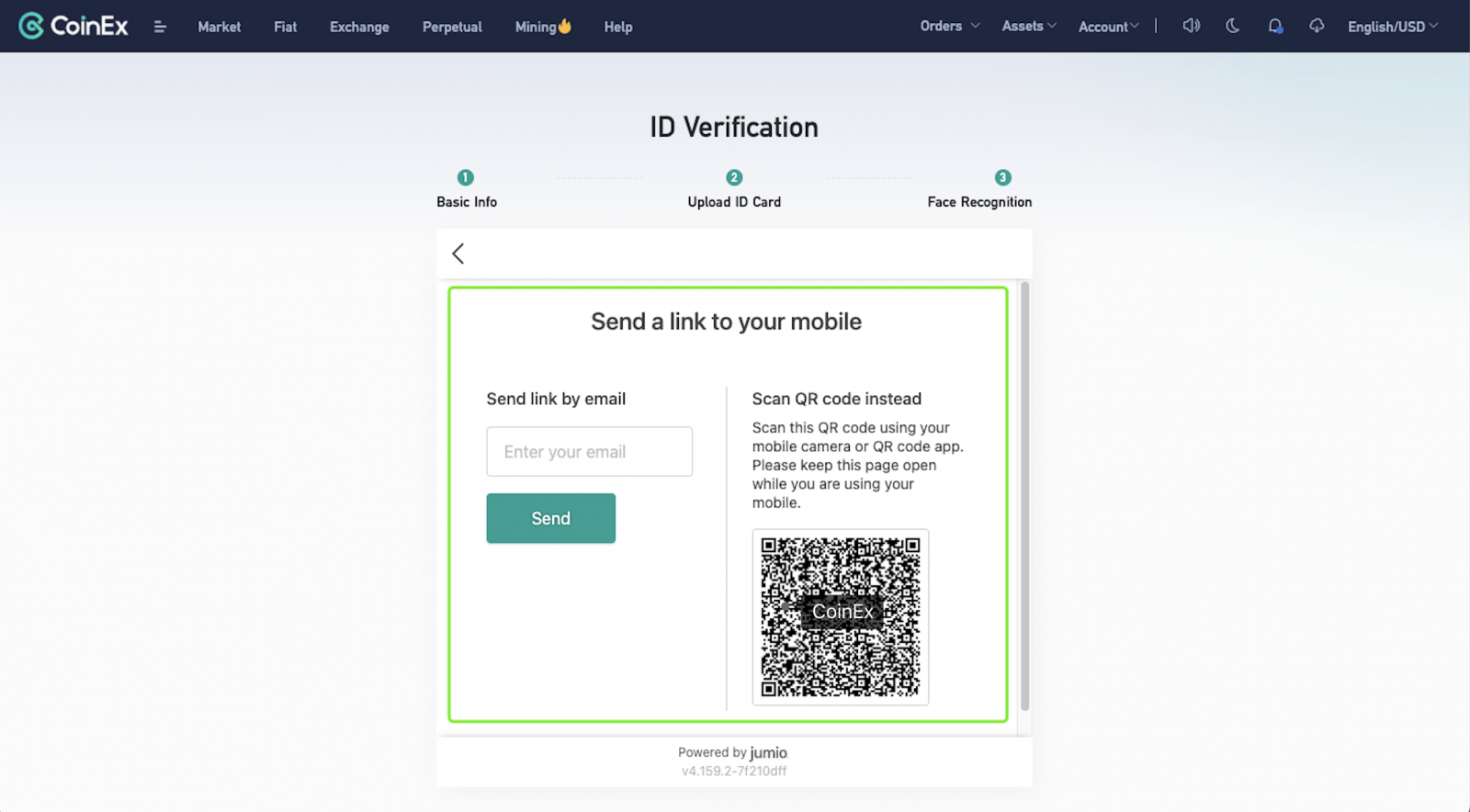 How to Verify Account in CoinEx