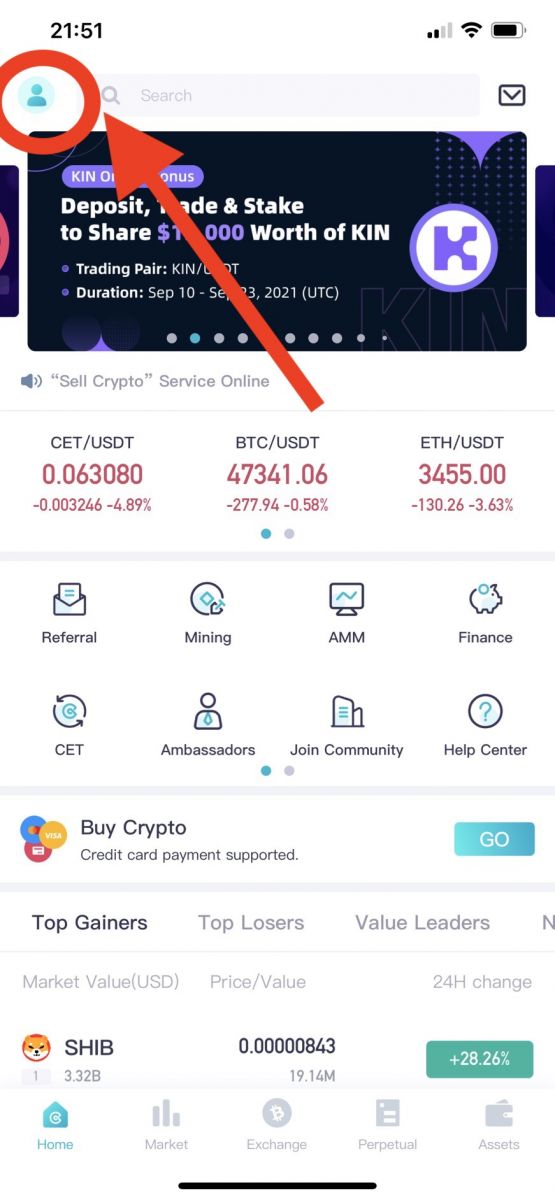 How to Open a Trading Account in CoinEx
